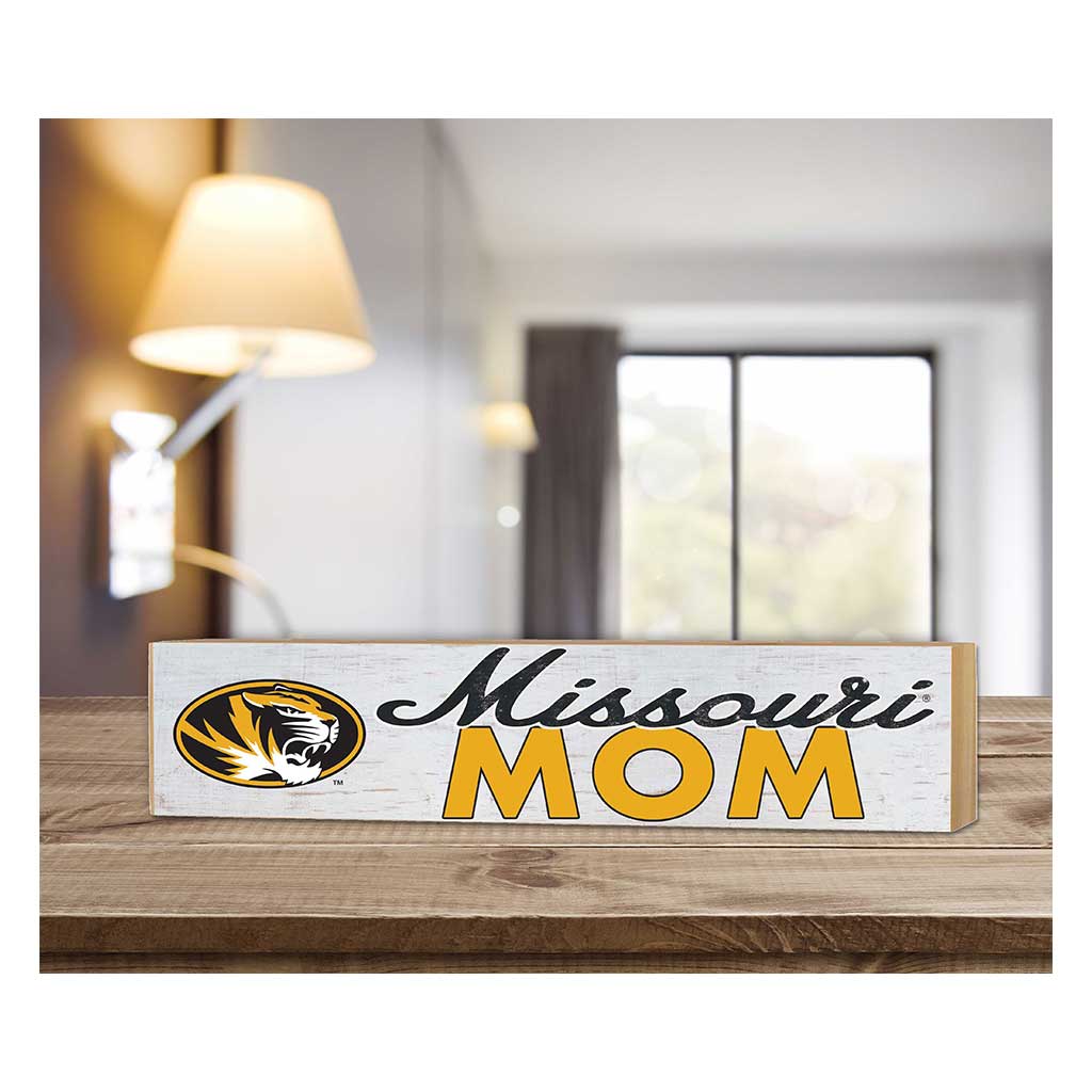 3x13 Block Weathered Mom Missouri Tigers