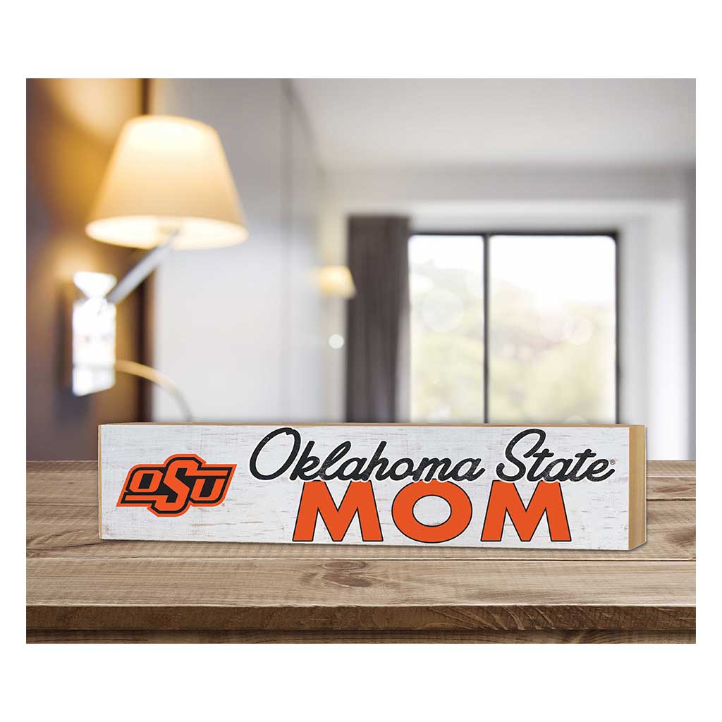 3x13 Block Weathered Mom Oklahoma State Cowboys