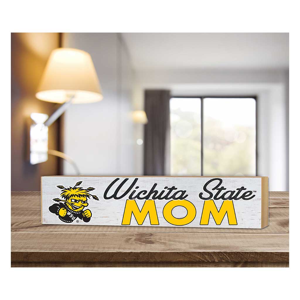 3x13 Block Weathered Mom Wichita State Shockers