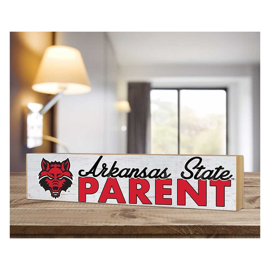 3x13 Block Weathered Parents Arkansas State Red Wolves