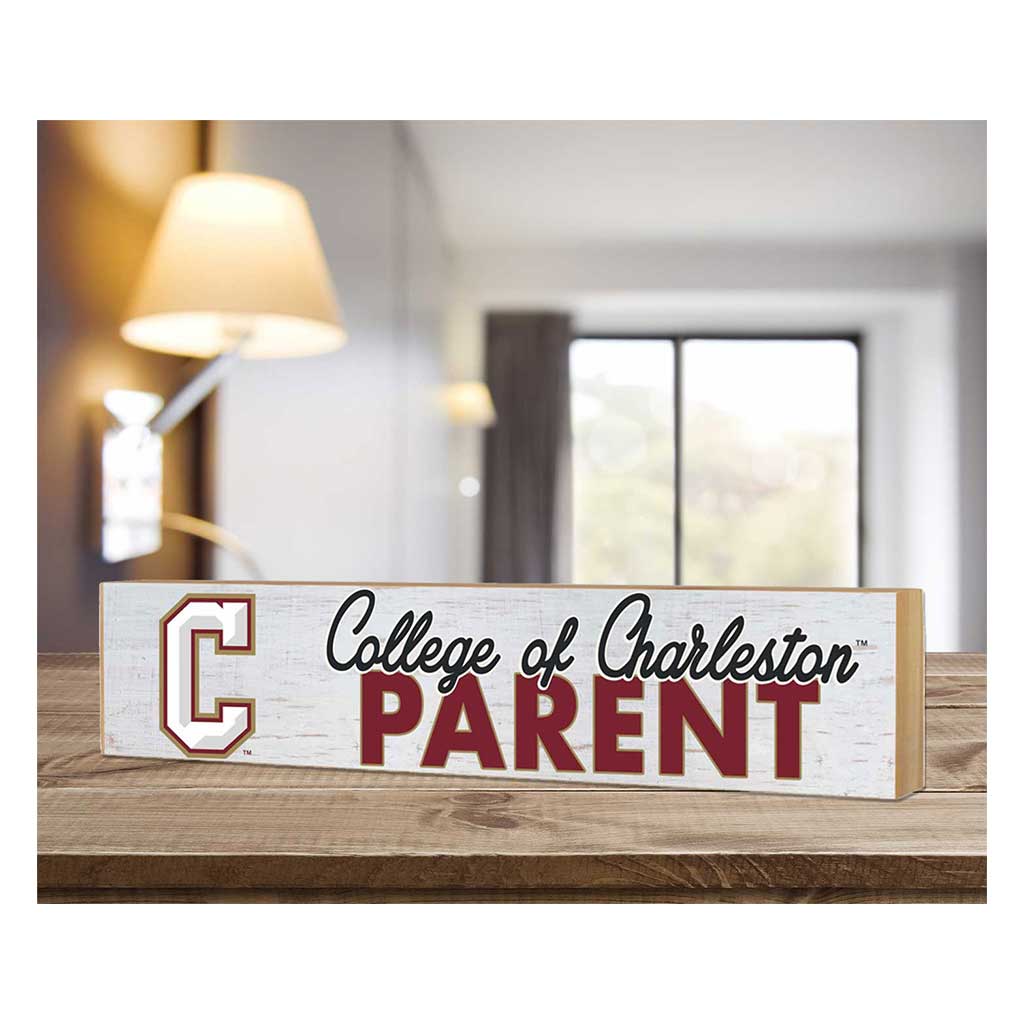 3x13 Block Weathered Parents Charleston College Cougars