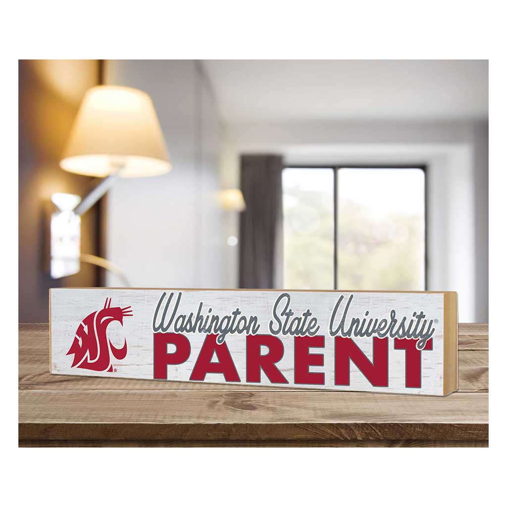 3x13 Block Weathered Parents Washington State Cougars