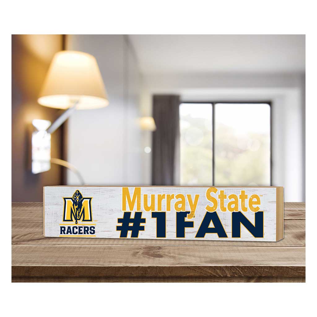 3x13 Block Weathered #1 Fan Murray State Racers