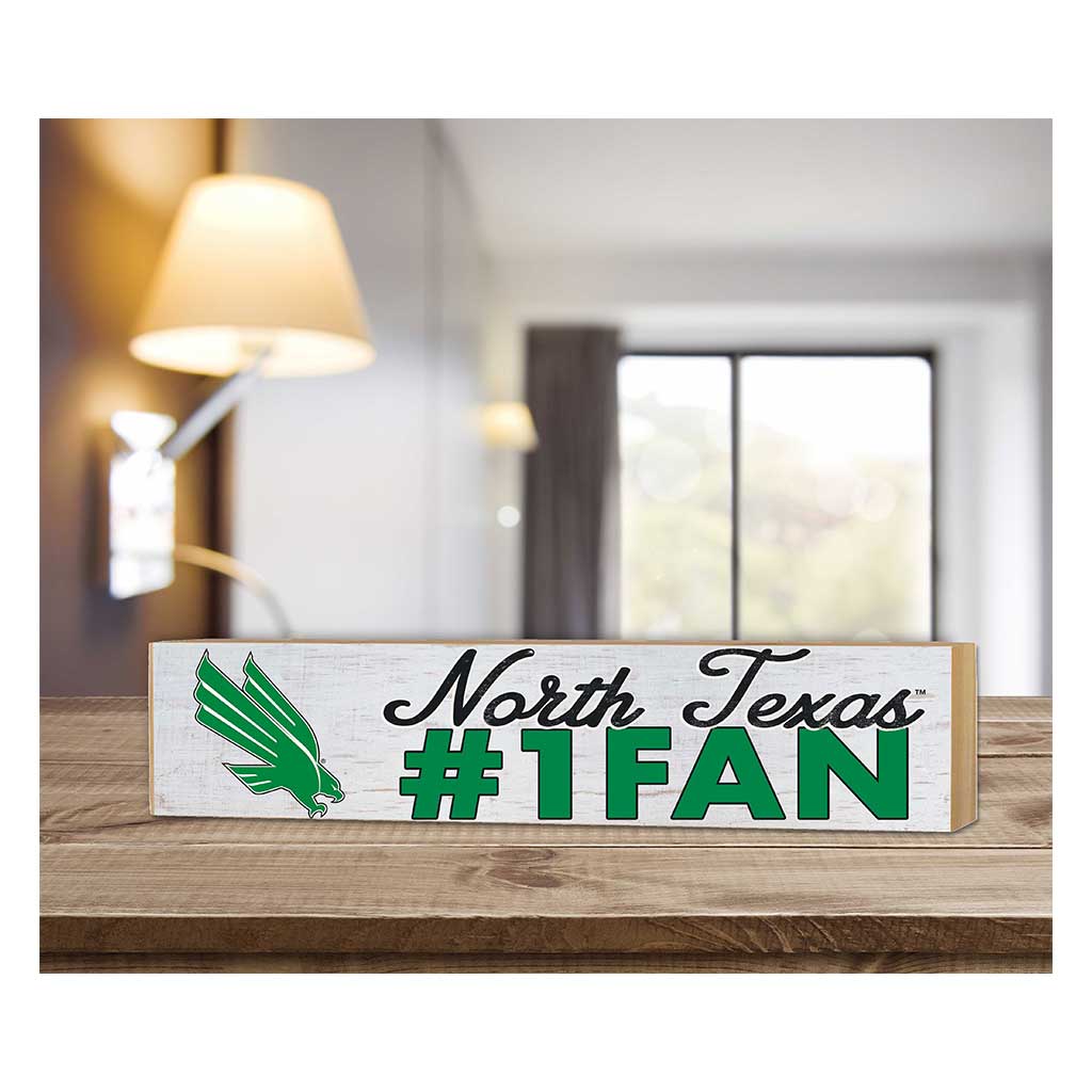 3x13 Block Weathered #1 Fan North Texas Mean Green