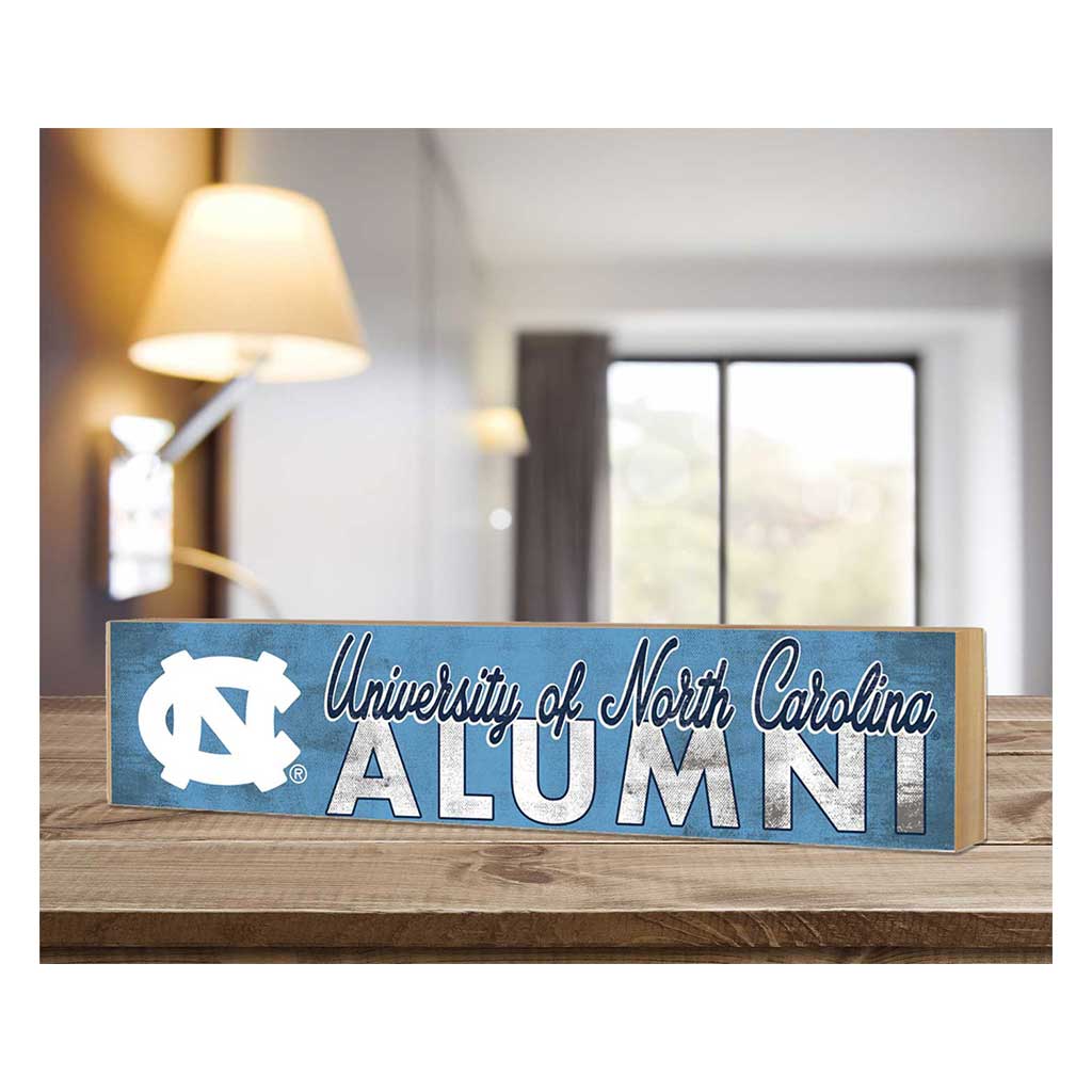 3x13 Block Team Logo Alumni North Carolina Chapel Hill Tar Heels