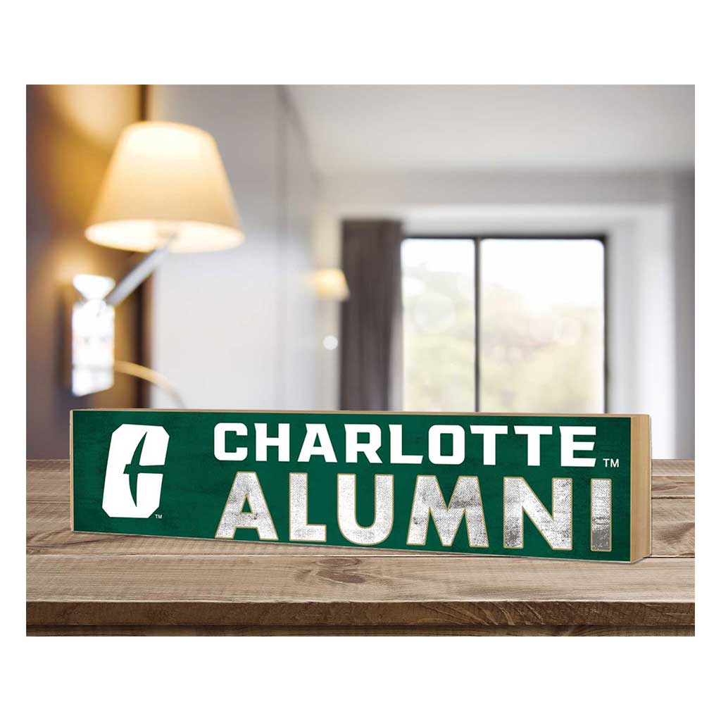 3x13 Block Team Logo Alumni North Carolina Charlotte 49ers