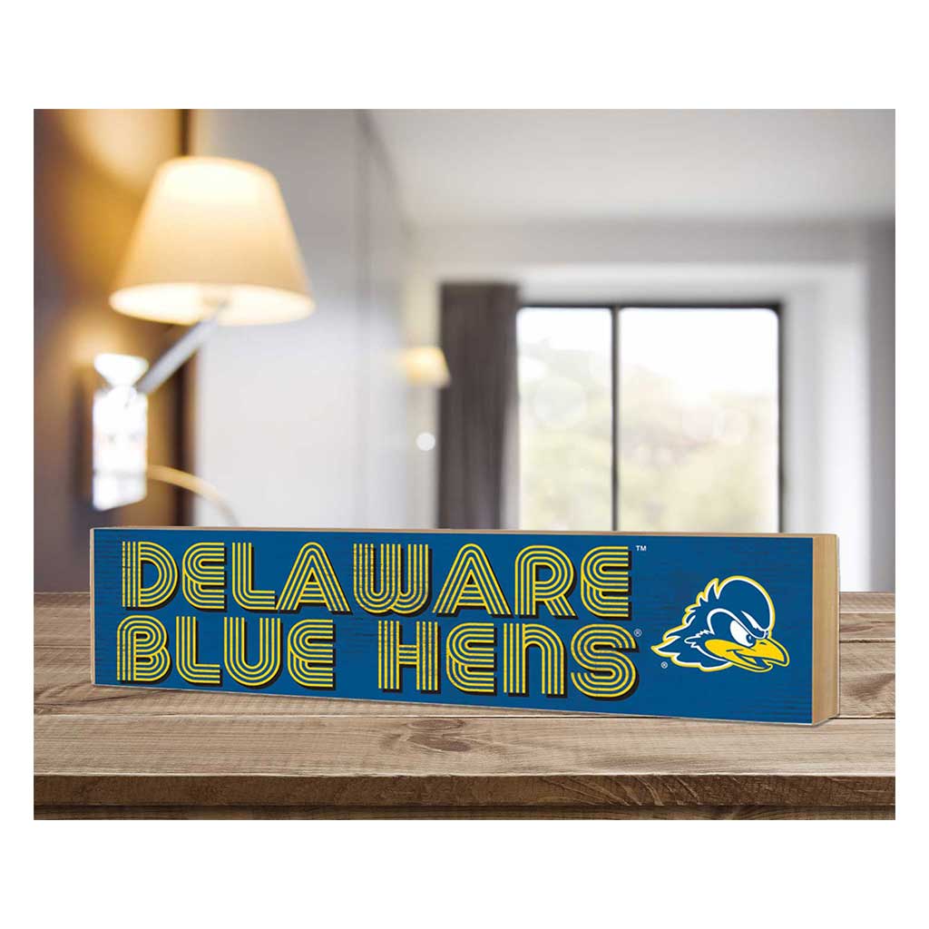 3x13 Block Good Vibes Team Delaware Fightin Blue Hens
