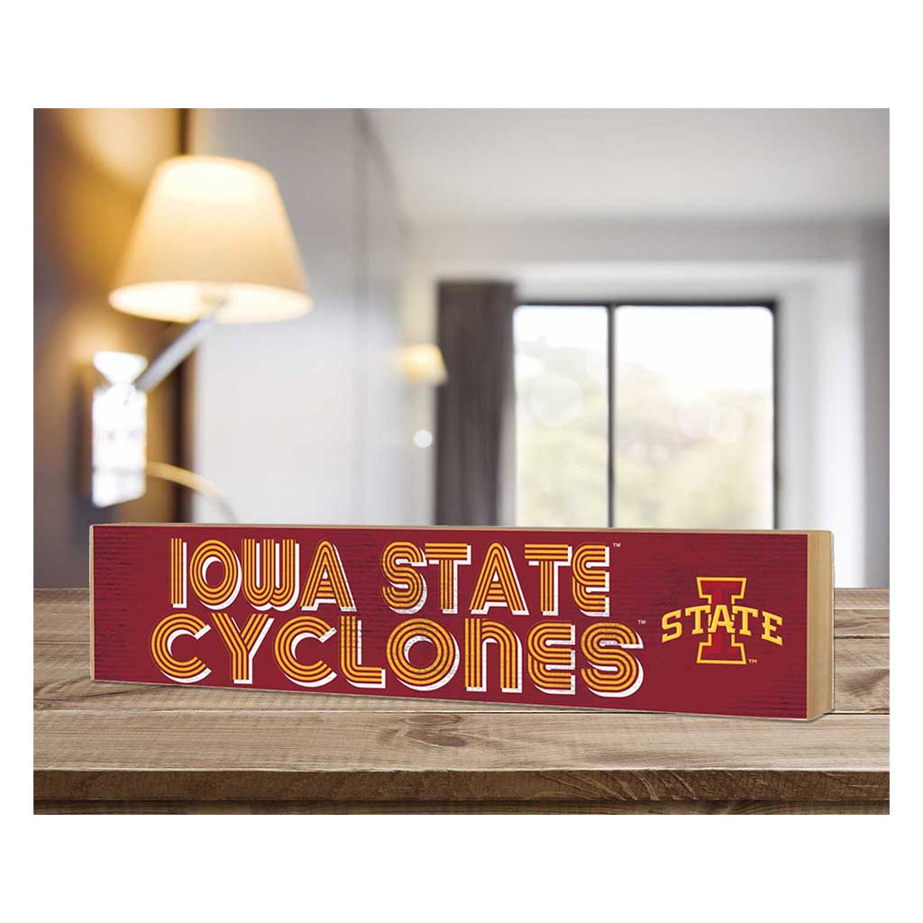 3x13 Block Good Vibes Team Iowa State Cyclones