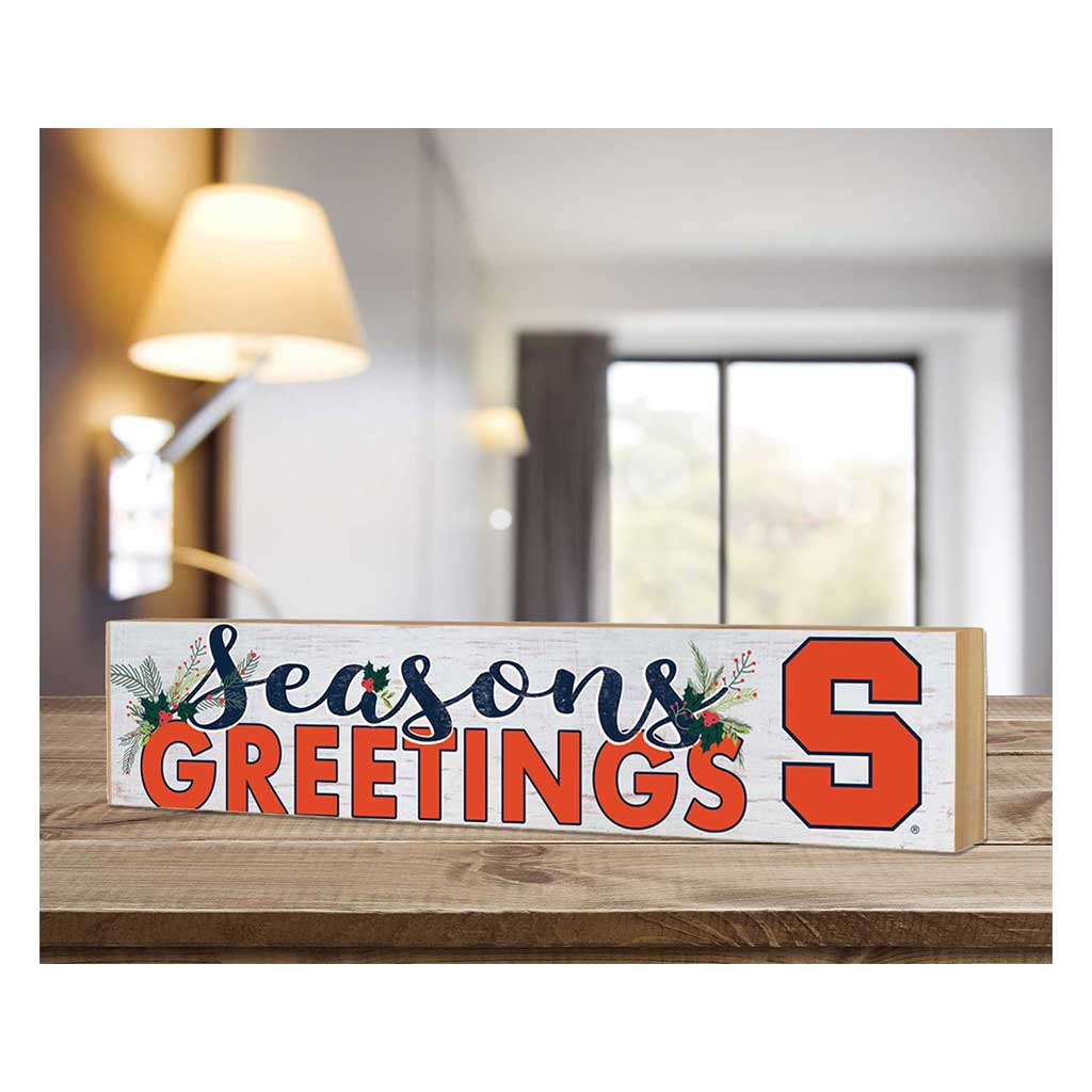 3x13 Block Seasons Greetings Syracuse Orange