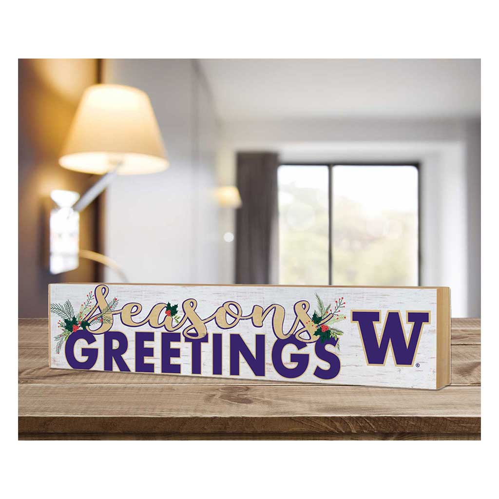 3x13 Block Seasons Greetings Washington Huskies