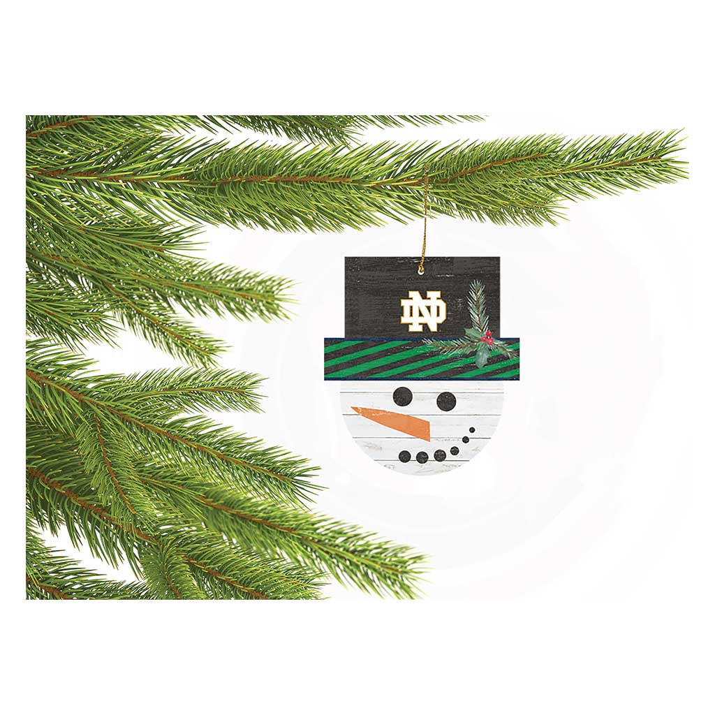 Tree Ornament Snowman Notre Dame Fighting Irish