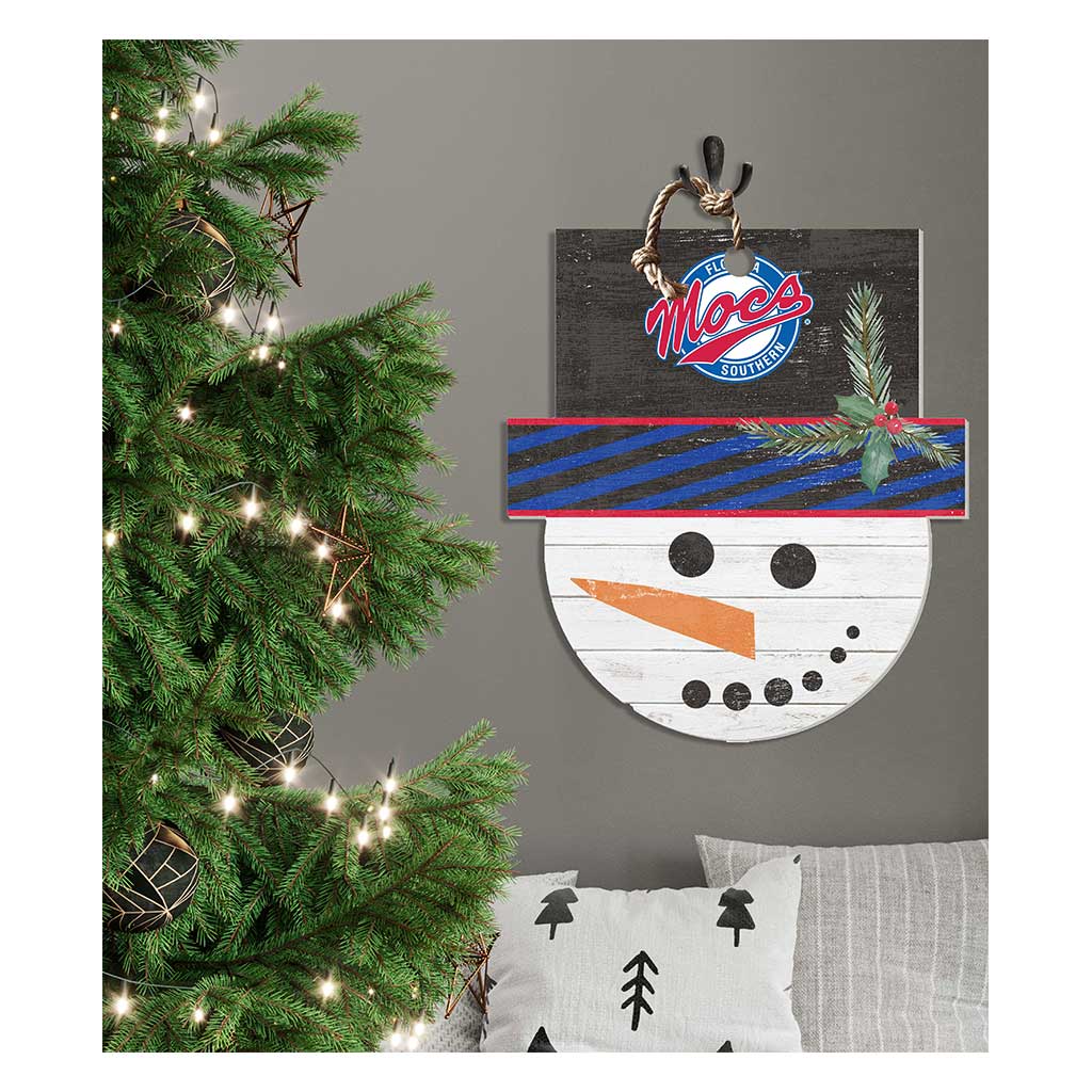 Large Snowman Sign Florida Southern College Moccasins