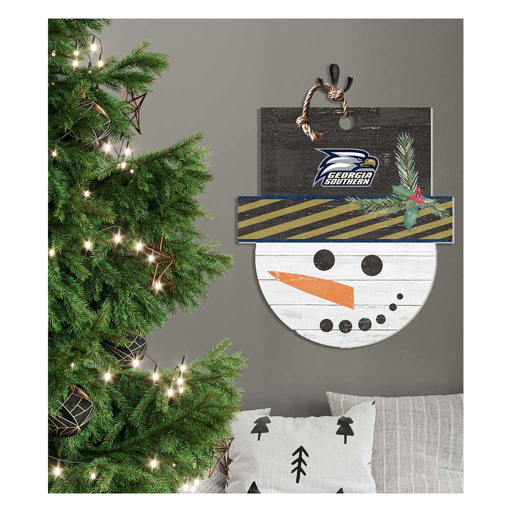 Large Snowman Sign Georgia Southern Eagles