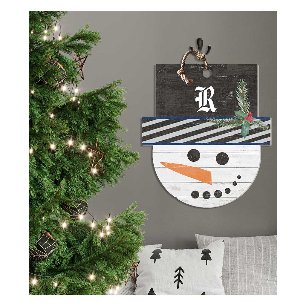 Large Snowman Sign Rice Owls