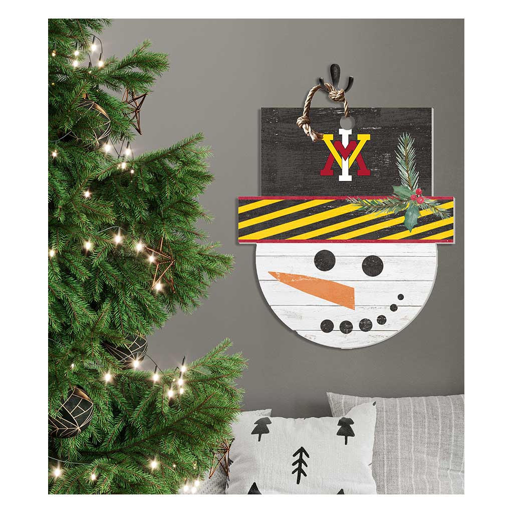 Large Snowman Sign Virginia Military Institute Keydets