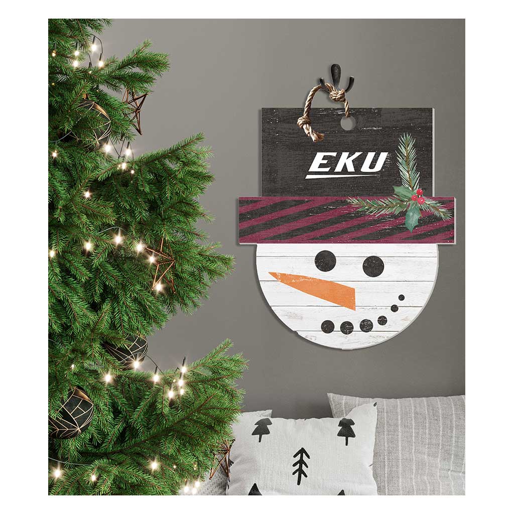 Large Snowman Sign Eastern Kentucky University Colonels