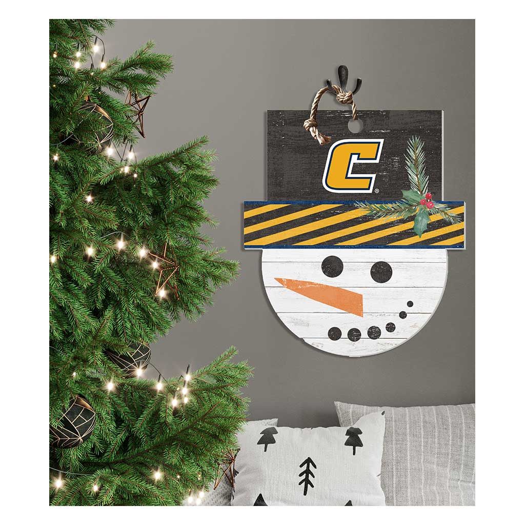Large Snowman Sign Tennessee Chattanooga Mocs