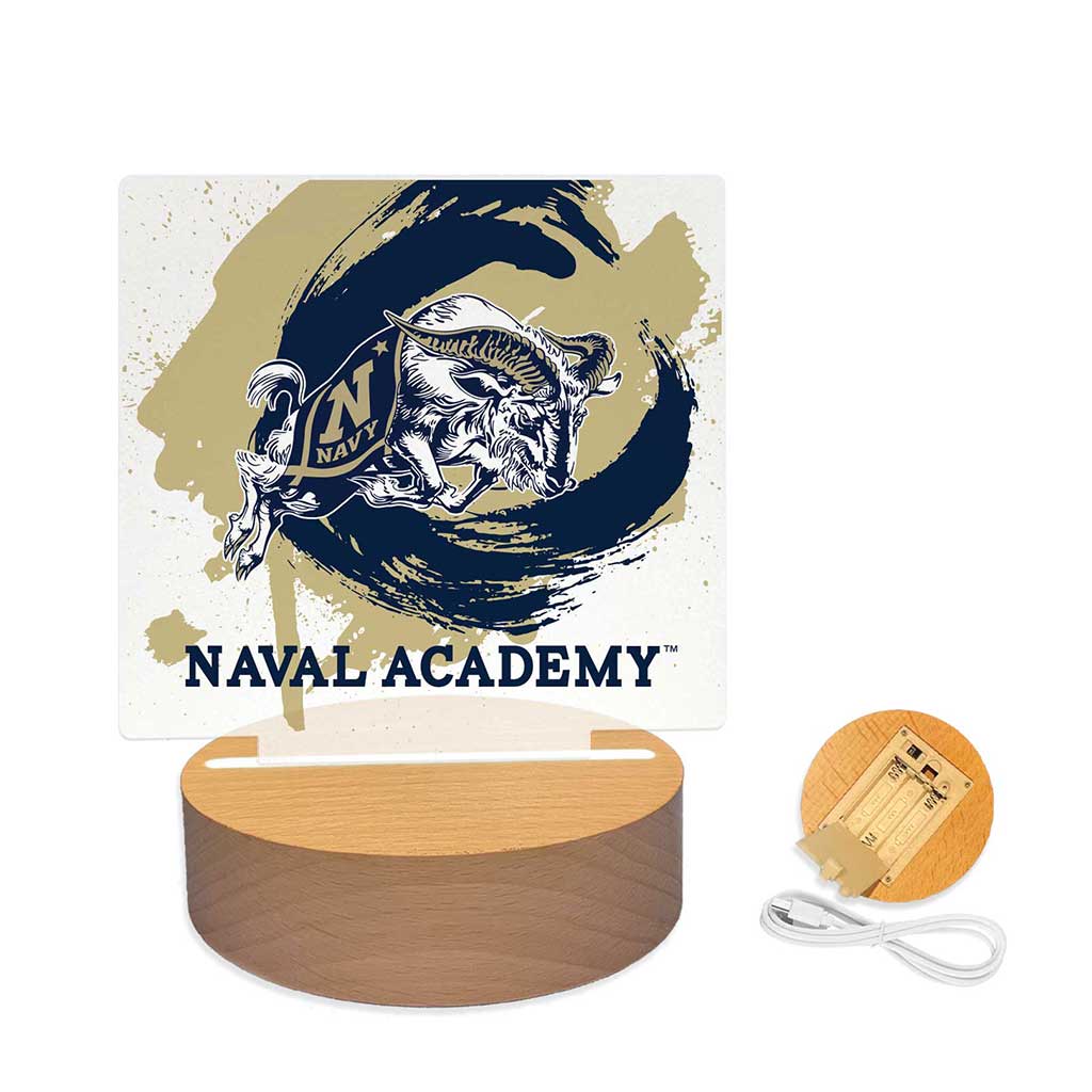 Paint Splash Acrylic Light Up Bundle Naval Academy Midshipmen