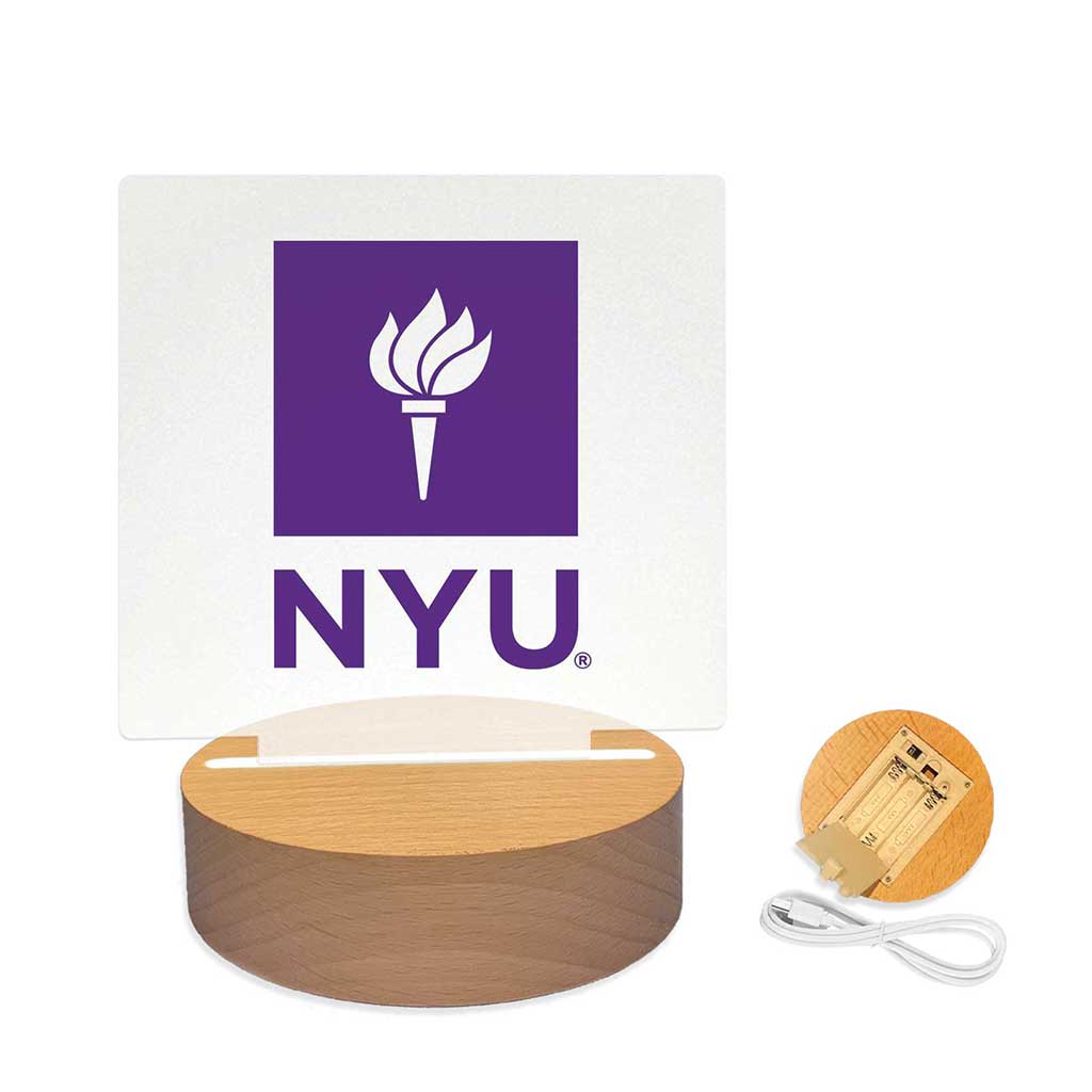 Paint Splash Acrylic Light Up Bundle New York University Violets