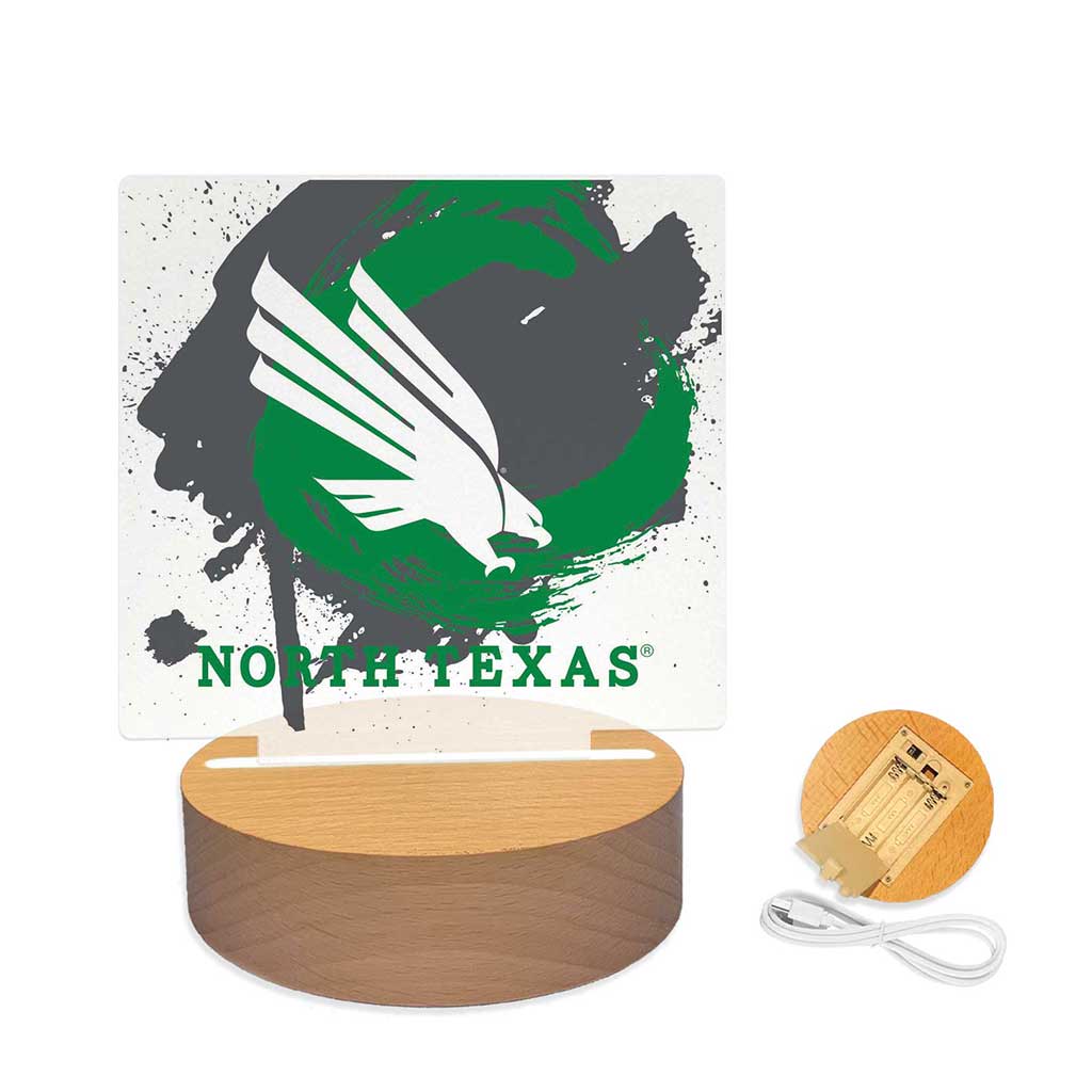 Paint Splash Acrylic Light Up Bundle North Texas Mean Green