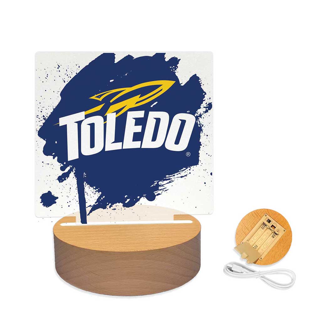 Paint Splash Acrylic Light Up Bundle Toledo Rockets