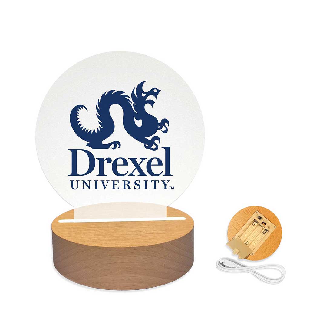 Team Logo Acrylic Light Up Bundle Drexel Dragons