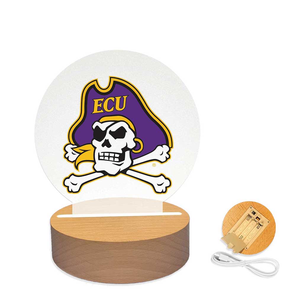 Team Logo Acrylic Light Up Bundle East Carolina Pirates