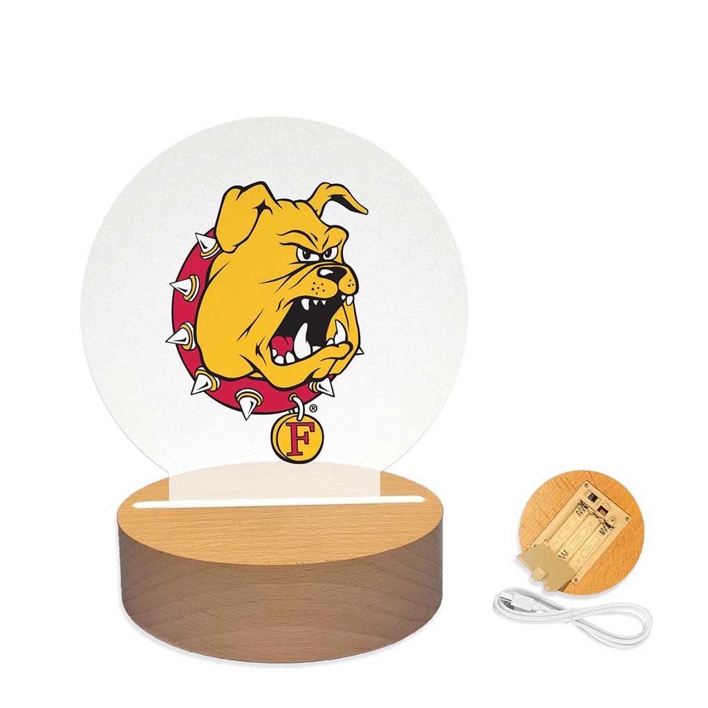 Team Logo Acrylic Light Up Bundle Ferris State Bulldogs