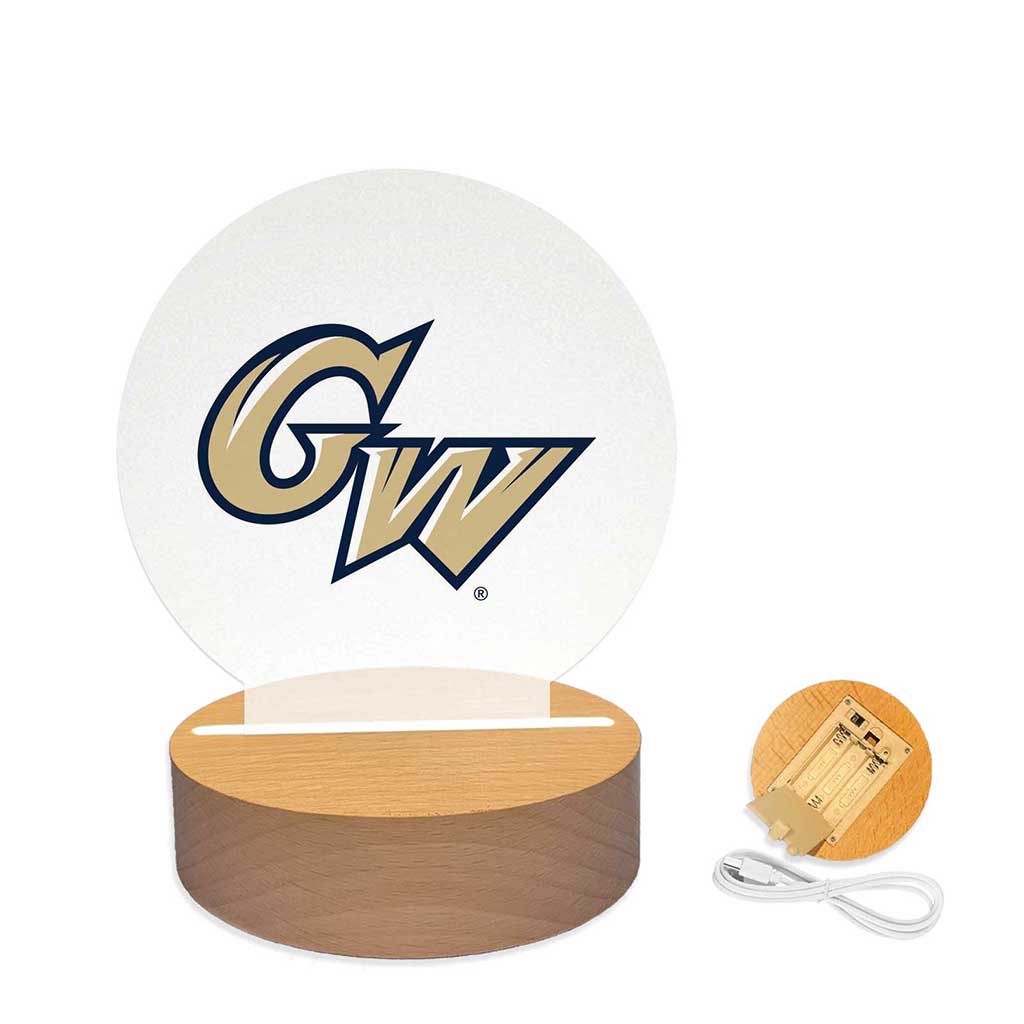 Team Logo Acrylic Light Up Bundle George Washington Univ Colonials