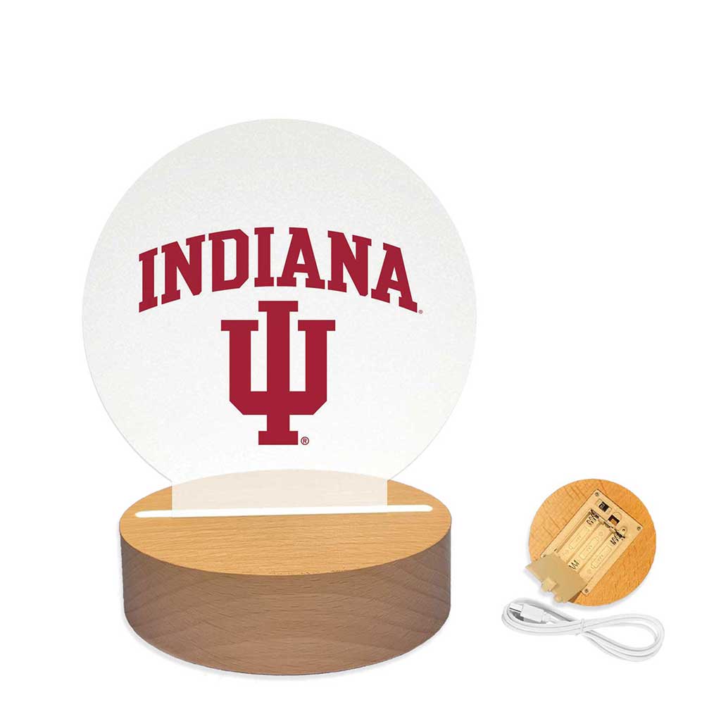 Team Logo Acrylic Light Up Bundle Indiana Hoosiers