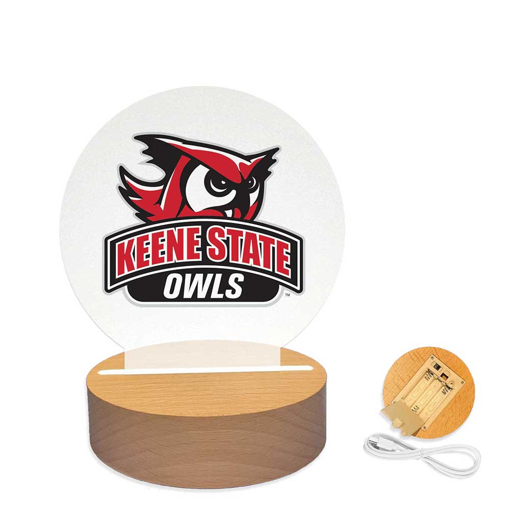 Team Logo Acrylic Light Up Bundle Keene State College Owls