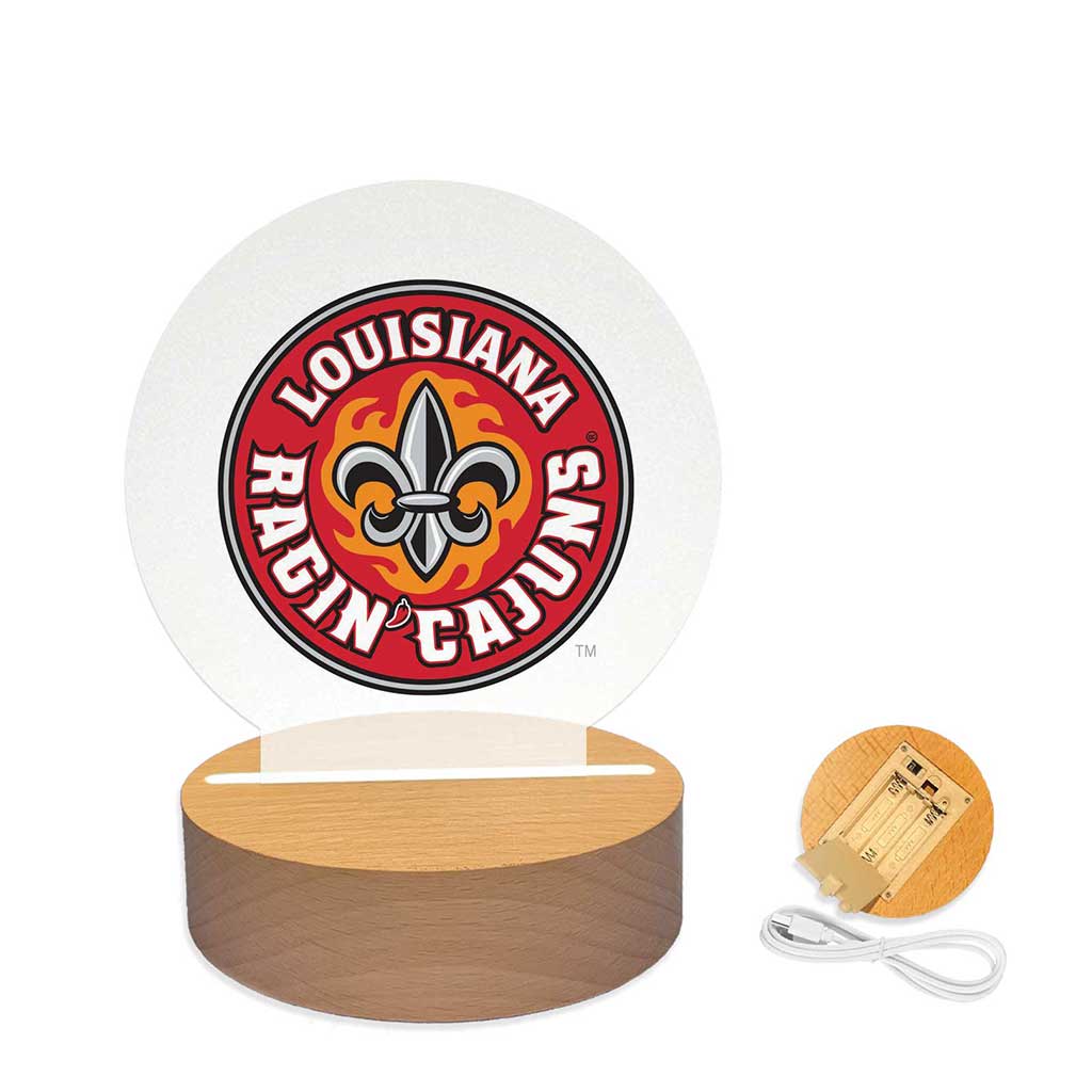Team Logo Acrylic Light Up Bundle Louisiana State Lafayette Ragin Cajuns