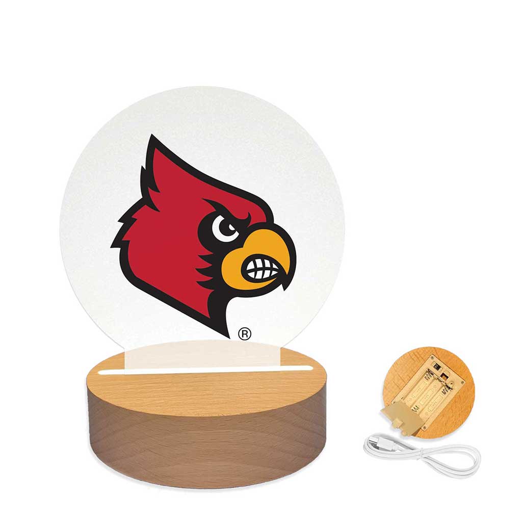 Team Logo Acrylic Light Up Bundle Louisville Cardinals
