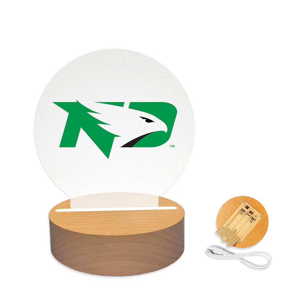 Team Logo Acrylic Light Up Bundle North Dakota Fighting Hawks