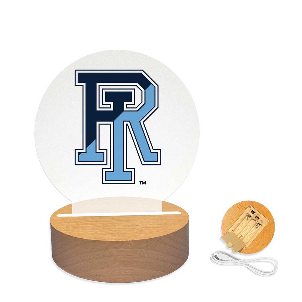Team Logo Acrylic Light Up Bundle Rhode Island Rams