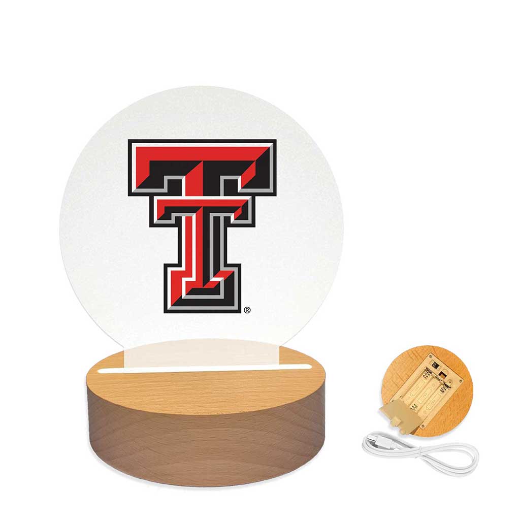 Team Logo Acrylic Light Up Bundle Texas Tech Red Raiders