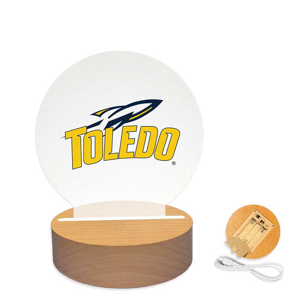 Team Logo Acrylic Light Up Bundle Toledo Rockets