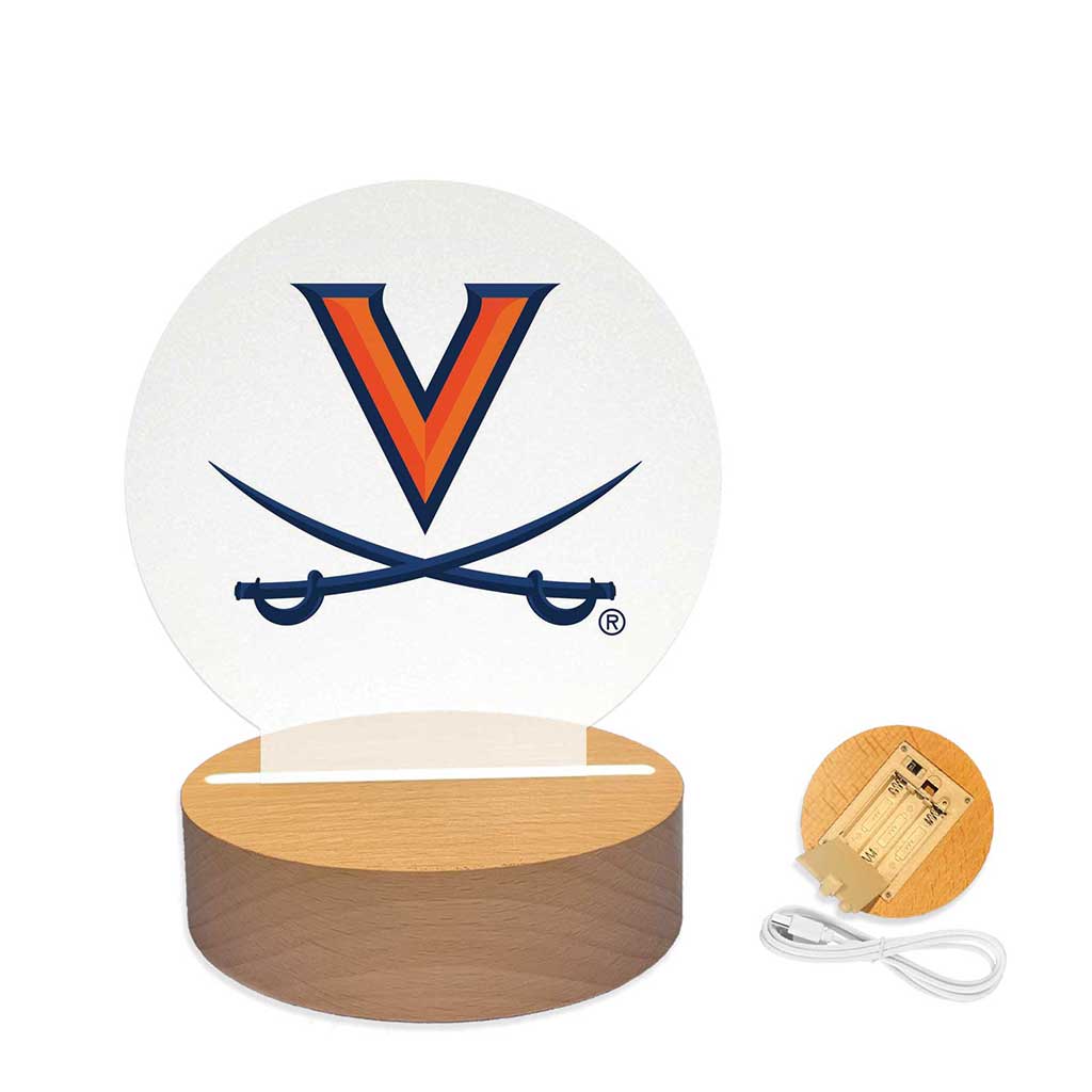 Team Logo Acrylic Light Up Bundle Virginia Cavaliers