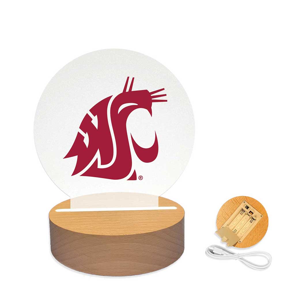 Team Logo Acrylic Light Up Bundle Washington State Cougars