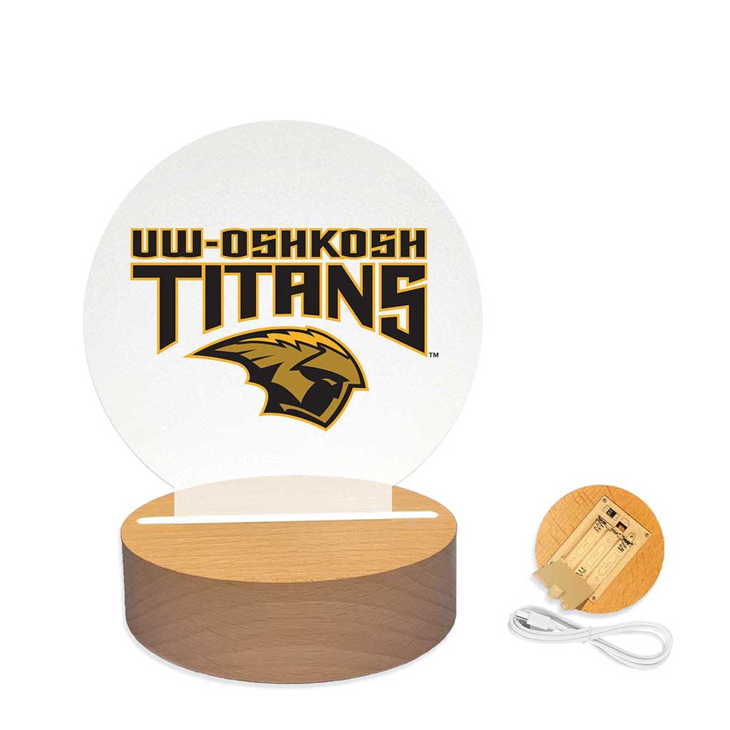 Team Logo Acrylic Light Up Bundle University of Wisconsin-Oshkosh
