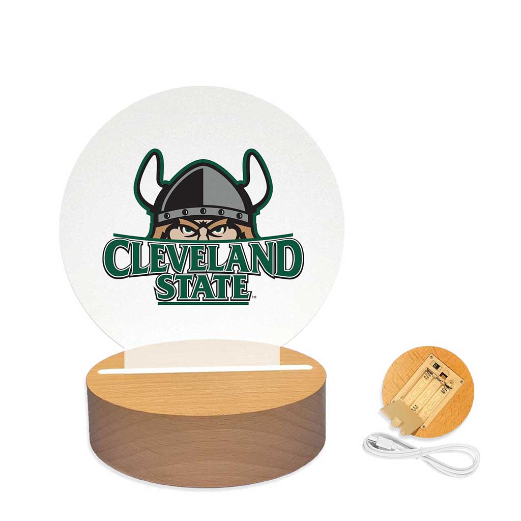 Team Logo Acrylic Light Up Bundle Cleveland State Vikings