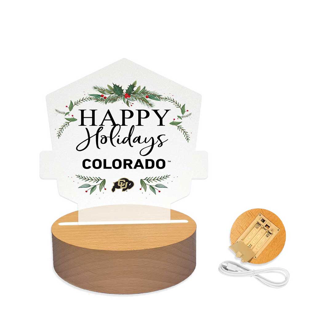 Holiday Acrylic Light Up Bundle Colorado (Boulder) Buffaloes