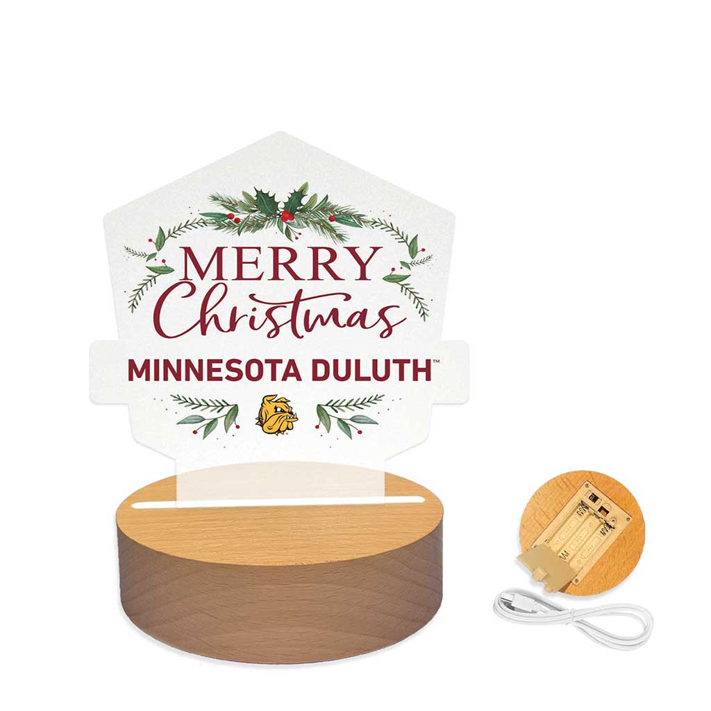 Holiday Acrylic Light Up Bundle University of Minnesota Duluth Bulldogs