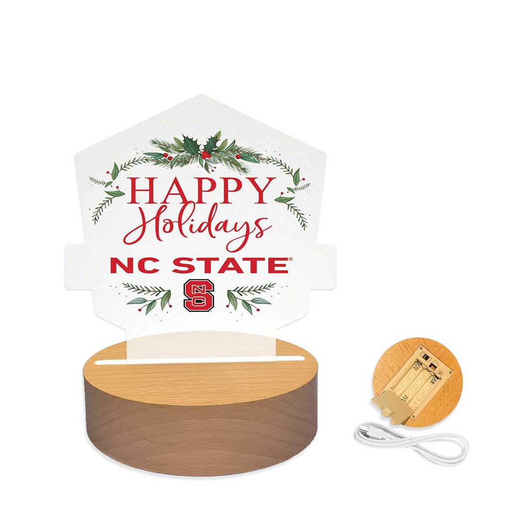 Holiday Acrylic Light Up Bundle NC State Wolfpack