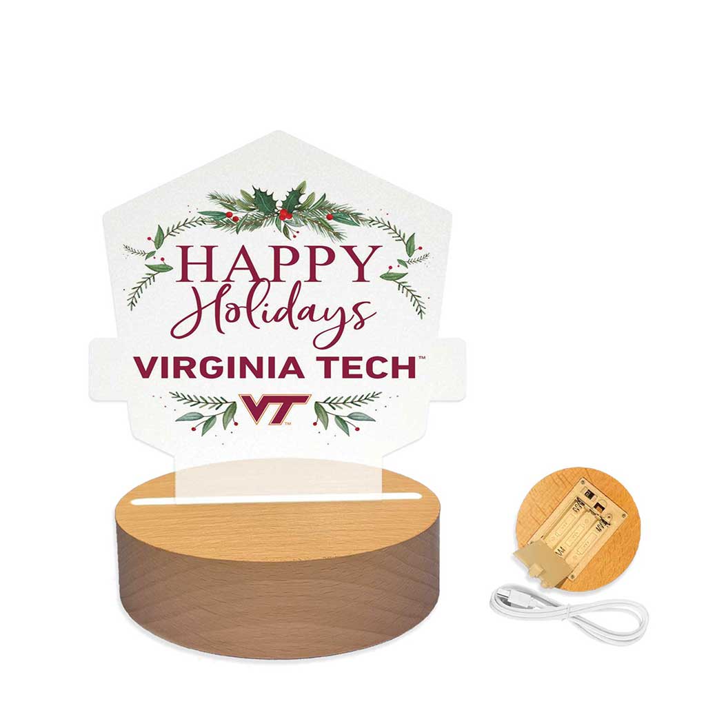 Holiday Acrylic Light Up Bundle Virginia Tech Hokies