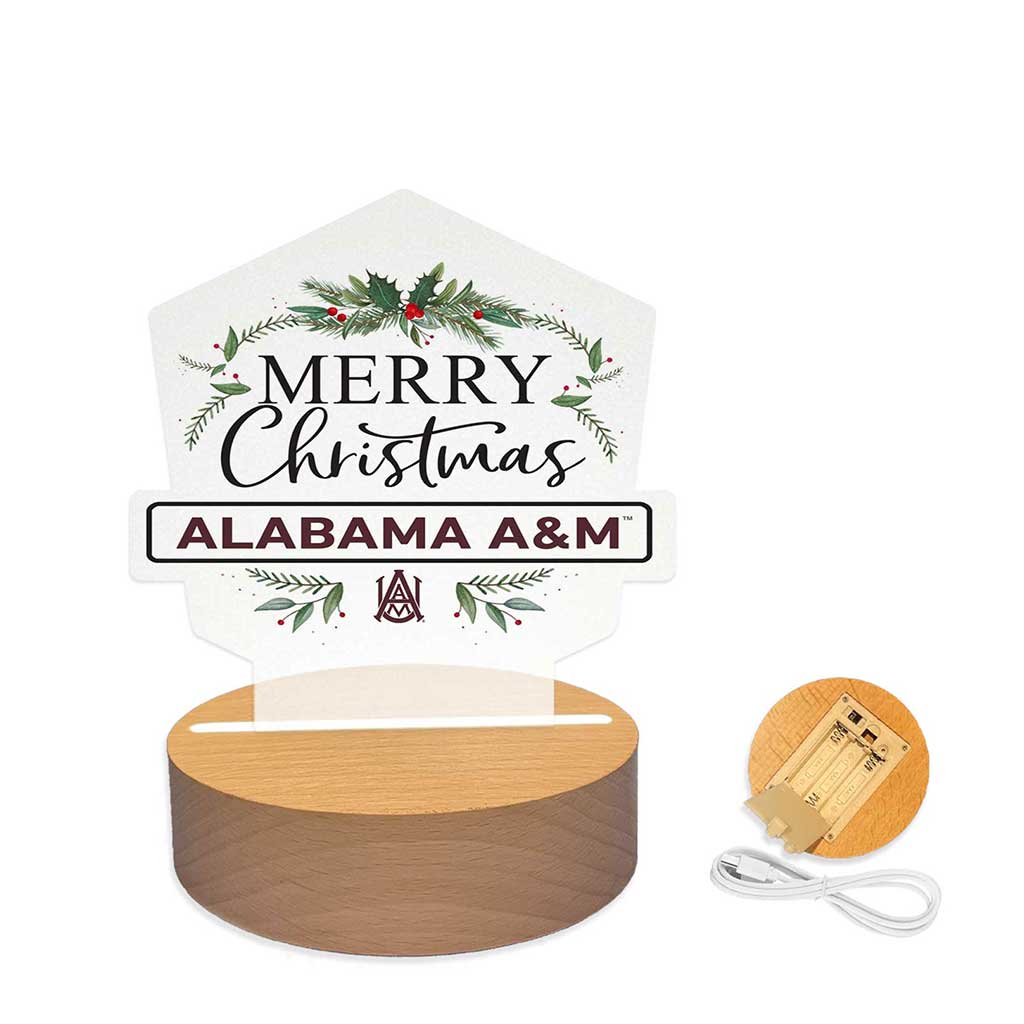 Holiday Acrylic Light Up Bundle Alabama A&M Bulldogs