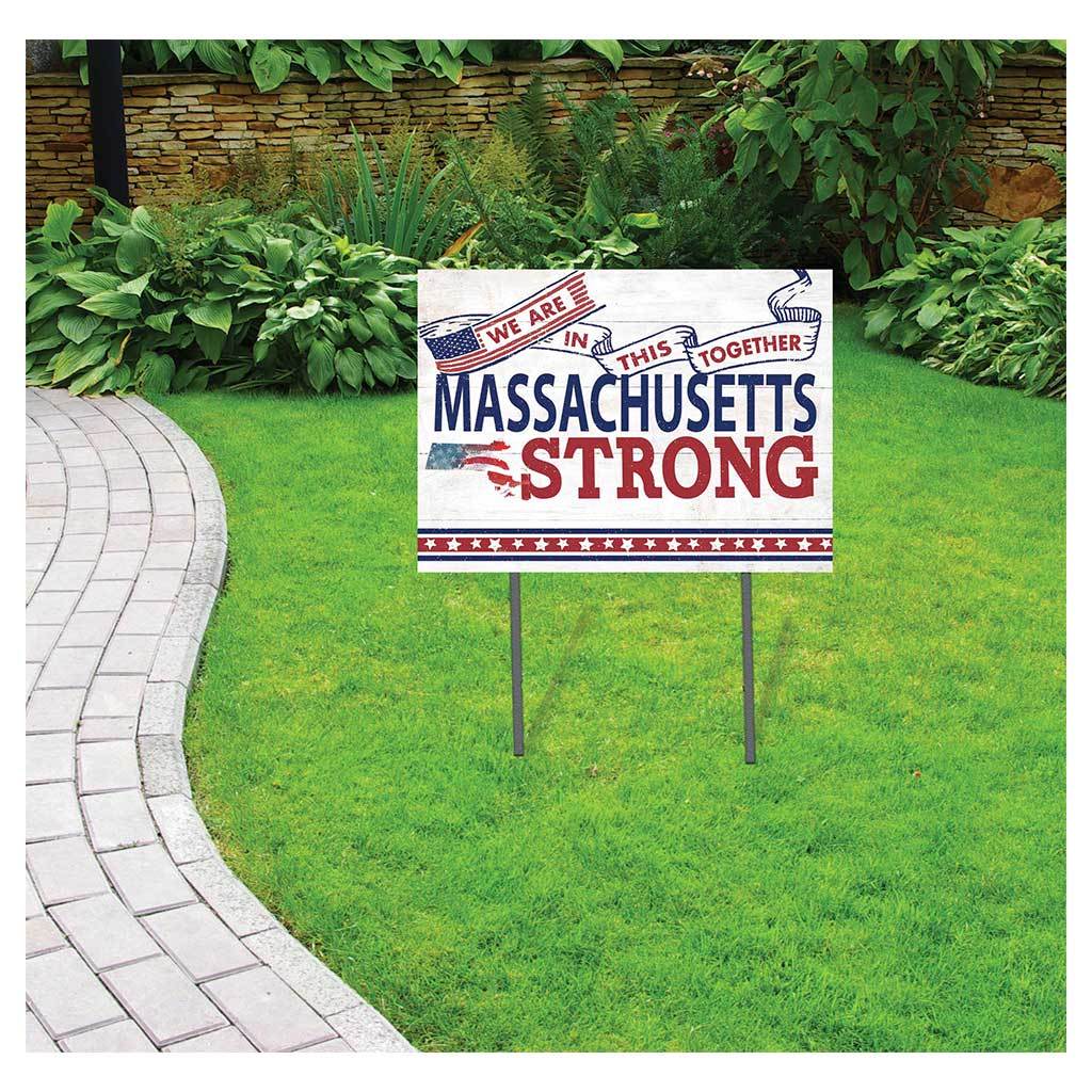 Massachusetts Strong Lawn Sign